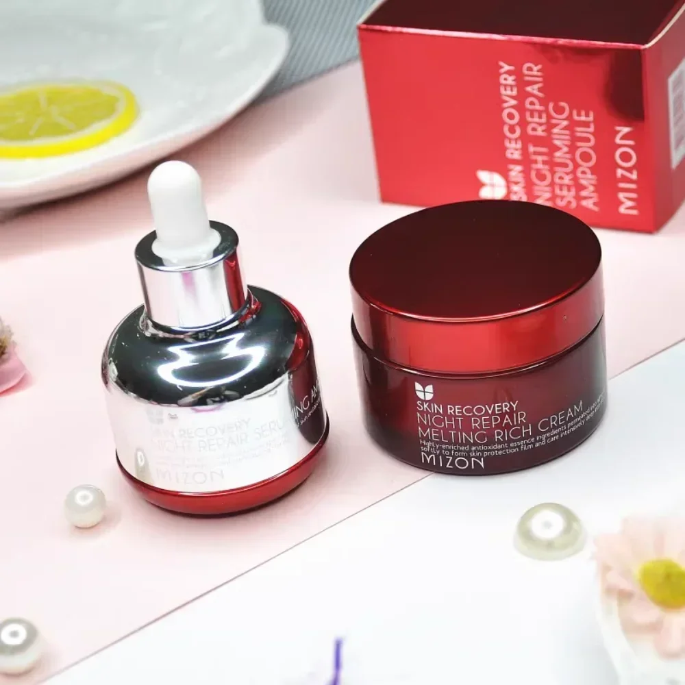 Luxury Skincare In Korea - Корейский восстанавливающий ночной крем-эссенция Mizon Skin