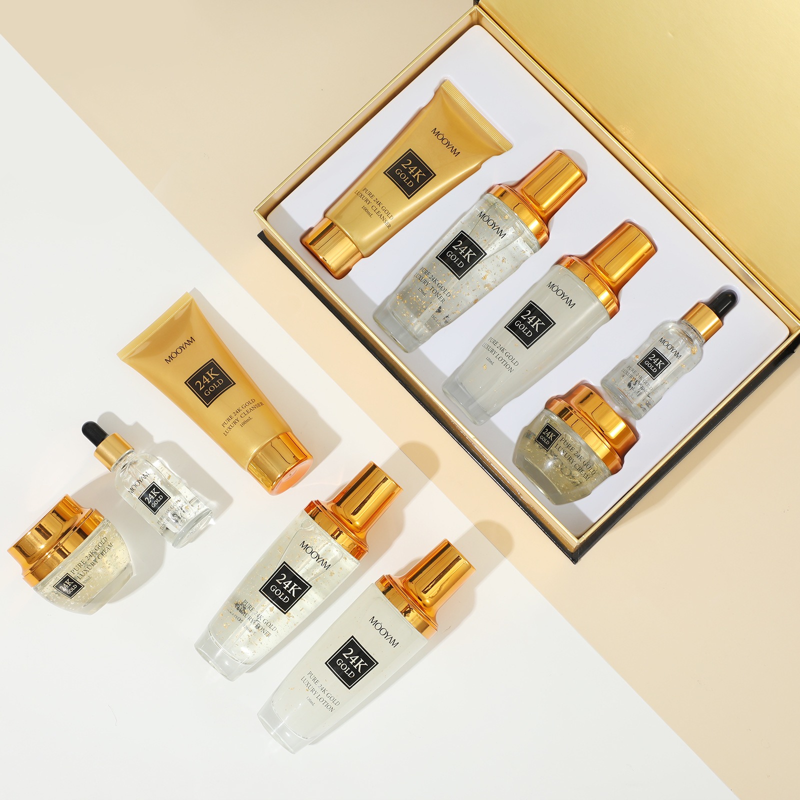 24-каратное золото, роскошный  – обзор и цена Luxury Gold Skincare